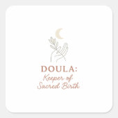 ドゥラキーパーオブセイクリッド誕生引用文シール スクエアシール (正面)