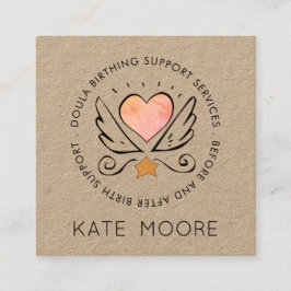 ドゥラクラフトお洒落誕生コーチ スクエア名刺