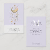 ドゥラサービスムーンアンドスターズビジネスカード 名刺 (正面/裏面)