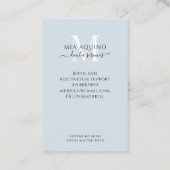 ドゥラサービスムーンアンドスターズ 名刺 (裏面)