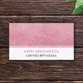 ドゥラバチスナース誕生コーチピンクウォーター色 名刺