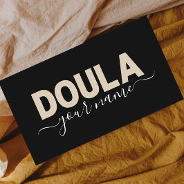 ドゥラバビザーニュートラルベージュパステルブラウンミニマル 名刺