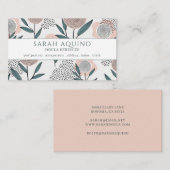 ドゥラフローラルパターズビジネスカード 名刺 (正面/裏面)