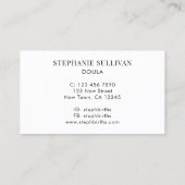 ドゥラフローラ 名刺 (裏面)