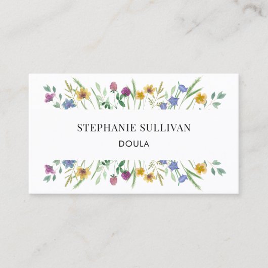 ドゥラフローラ 名刺 (正面)