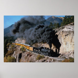 ドゥランゴおよびSilvertonの鉄道、第481、くまのクリー語 ポスター
