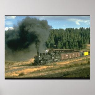 ドゥランゴ及びSilvertonのいいえ480_Steam列車 ポスター