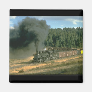 ドゥランゴ及びSilvertonのいいえ480_Steam列車 マグネット