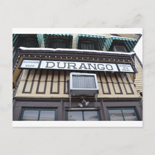 ドゥランゴ、コロラド州の駅 ポストカード (正面)