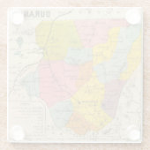 ドゥランゴ、メキシコ ガラスコースター (裏面)