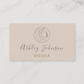 ドゥラ助産師誕生コーチボエレガントヘミアンボホ 名刺 (正面)