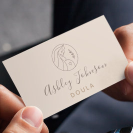 ドゥラ助産師誕生コーチボエレガントヘミアンボホ 名刺
