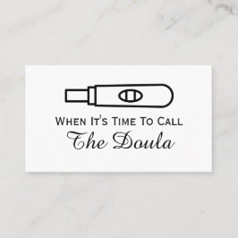 ドゥラ妊娠と呼ぶ時が 名刺