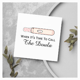 ドゥラ妊娠を呼び出す時間 スクエア名刺