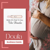 ドゥラ妊娠を呼び出す時間 スクエア名刺