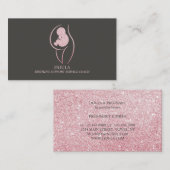 ドゥラ妊娠ママ助産師誕生コーチブランディング 名刺 (正面/裏面)