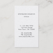 ドゥラ妊娠 名刺 (裏面)