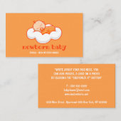 ドゥラ新生児スリーピングオンクラウドオレンジ 名刺 (正面/裏面)