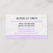 ドゥラ誕生のコーチが友人を紹介 名刺 (裏面)