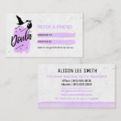 ドゥラ誕生のコーチが友人を紹介 名刺 (正面/裏面)