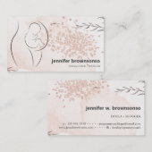 ドゥラ誕生コーチ妊娠中 名刺 (正面/裏面)