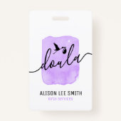 ドゥラ誕生コーチ バッジ (裏面)