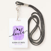 ドゥラ誕生コーチ バッジ (裏面ランヤード)