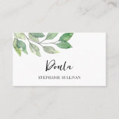 ドゥラ誕生コーチ 名刺 (正面)