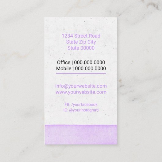 ドゥラ誕生コーチ 名刺 (裏面)