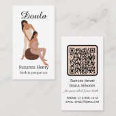 ドゥラ誕生パルタムボホ妊娠コーチ 名刺 (正面/裏面)