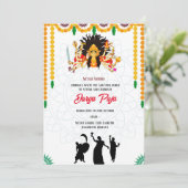 ドゥルガプジャナブラトリベンガルフローライベントリスト 招待状 (スタンド正面)