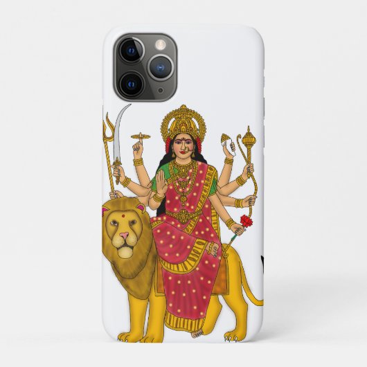 ドゥルガ女神のスマホケース Case-Mate iPhoneケース (裏)