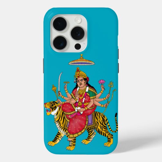 ドゥルガ女神の携帯カバー Case-Mate iPhoneケース (裏面)