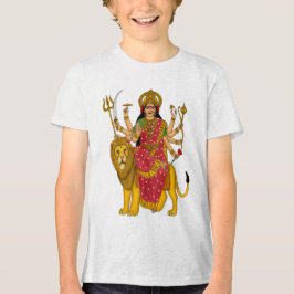 ドゥルガ女神Tシャツ トライブレンドTシャツ