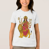 ドゥルガ女神Tシャツ トライブレンドTシャツ (正面)