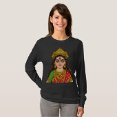 ドゥルガ女神Tシャツ Tシャツ (正面フル)