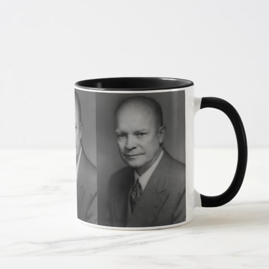 ドゥワイトD. Eiserhower Portrait マグカップ (右)