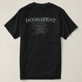 ドゥーガフェスト Tシャツ (デザイン裏面)