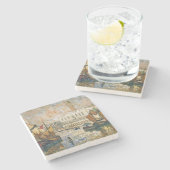 ドゥーゲ宮殿（パラッツォドゥカーレ） （ヴェネツィア，イタリア） ストーンコースター (横)