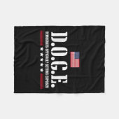 ドゥーゲ民主党が公式に公開される_6 フリースブランケット (正面(横))