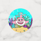 ドゥードゥーベビーシャークバースデーパーティー コンフェッティ (スモール正面)