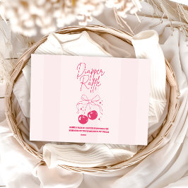 ドゥードルさくらんぼオントップおむつラッフル エンクロージャーカード