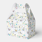 ドゥードルアルパカ模様 フェイバーボックス (裏面サイド)