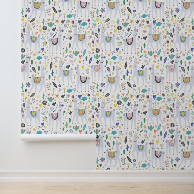 ドゥードルアルパカ模様 壁紙 (アプリケーション)