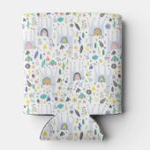 ドゥードルアルパカ模様 缶クーラー (裏面)