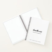 ドゥードルアートホワイトブラックスケッチ ノートブック (内部)