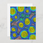 ドゥードルアート スワール ノートカード (正面/裏面)