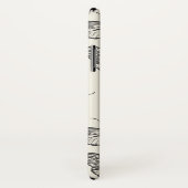 ドゥードルバタフライ/蛾のパターン Case-Mate iPhoneケース (裏面/右)