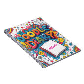 ドゥードル日記 - パーソナライズされた楽しい創造的な ノートブック (右側)