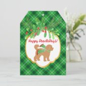 ドゥードル犬グリーンプレイドホリデー (スタンド正面)